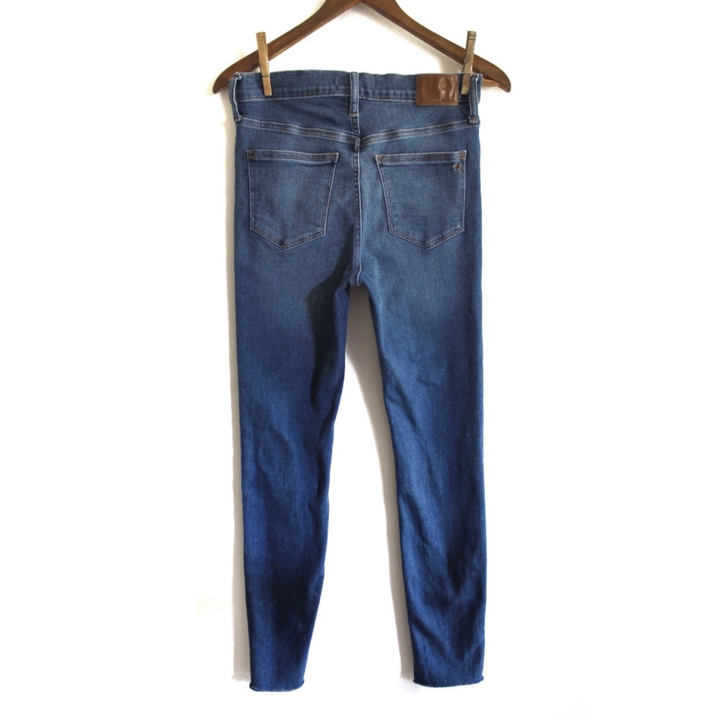 Madewell 9” Mid-Rise Skinny Jeans Medium Wash 26 2 - Picture 9 of 11